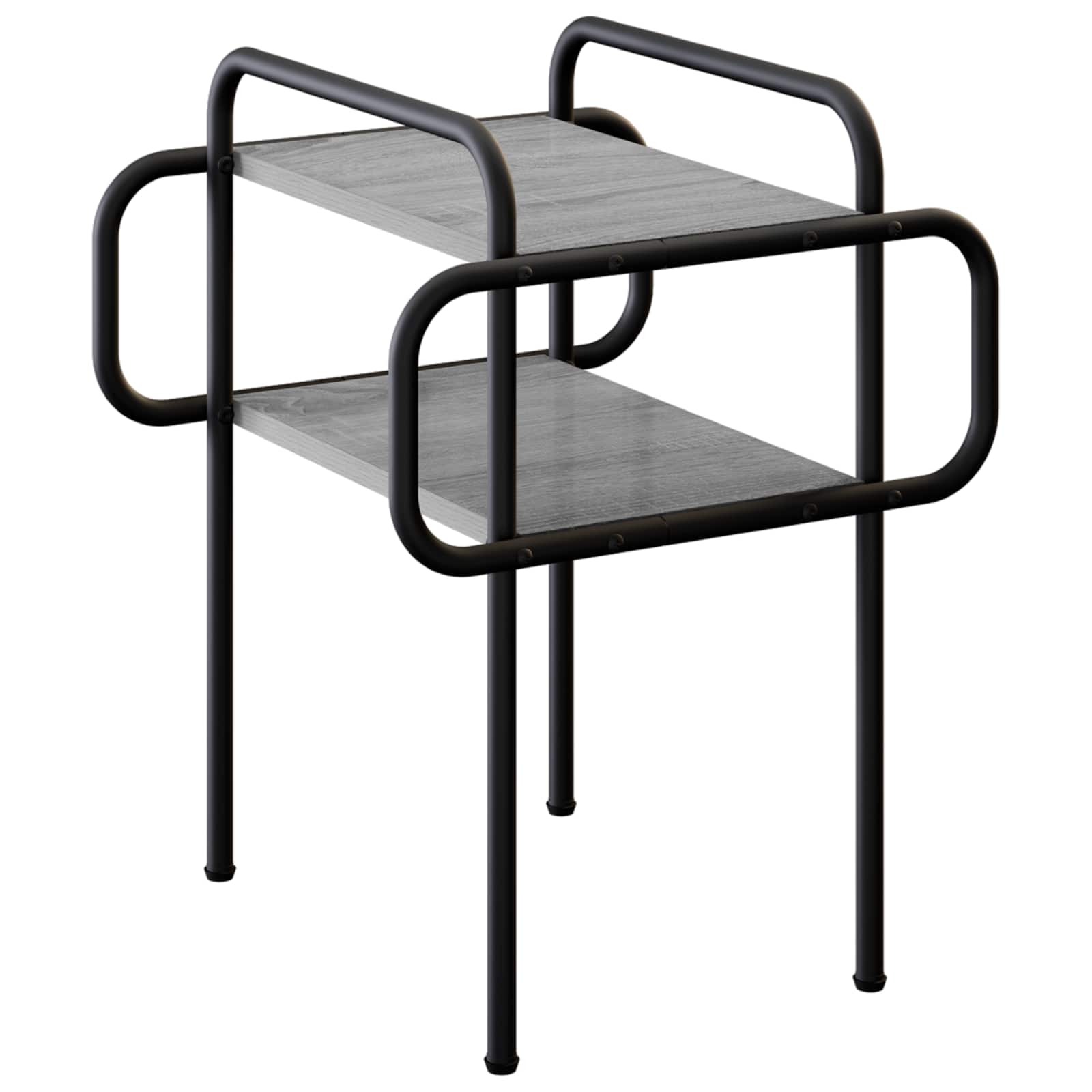 Salontafel Grijs Sonoma 40 x 40 x 51 cm Bewerkt hout
