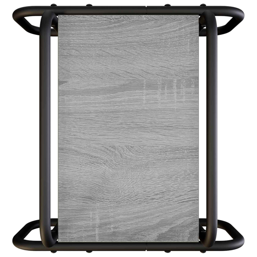 Salontafel Grijs Sonoma 40 x 40 x 51 cm Bewerkt hout