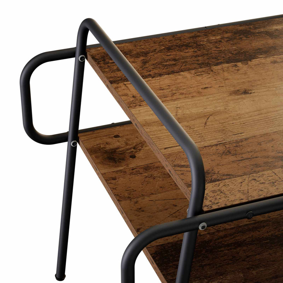 Salontafel Oud hout 40 x 40 x 51 cm Bewerkt hout