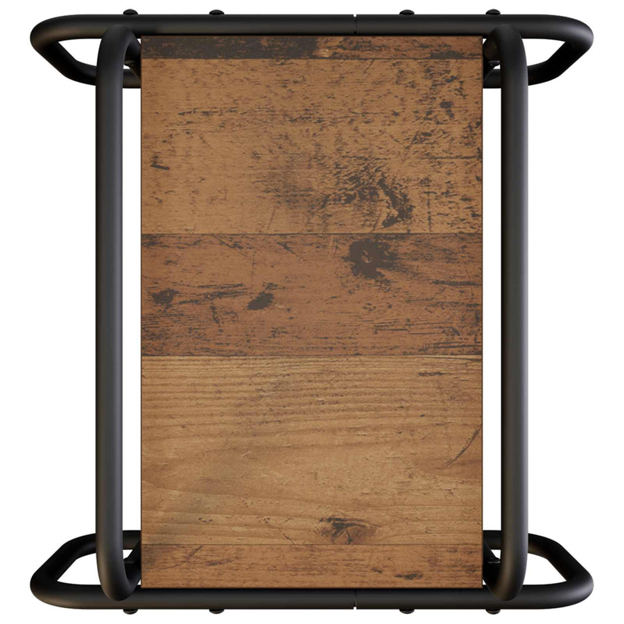 Salontafel Oud hout 40 x 40 x 51 cm Bewerkt hout