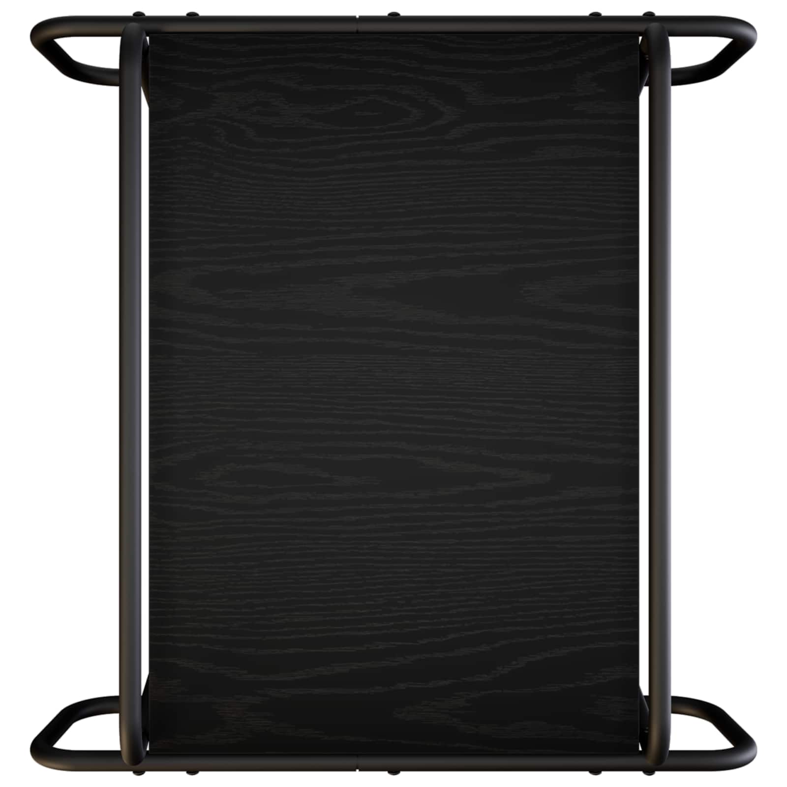 Salontafel Zwart eiken 50 x 50 x 51 cm Bewerkt hout