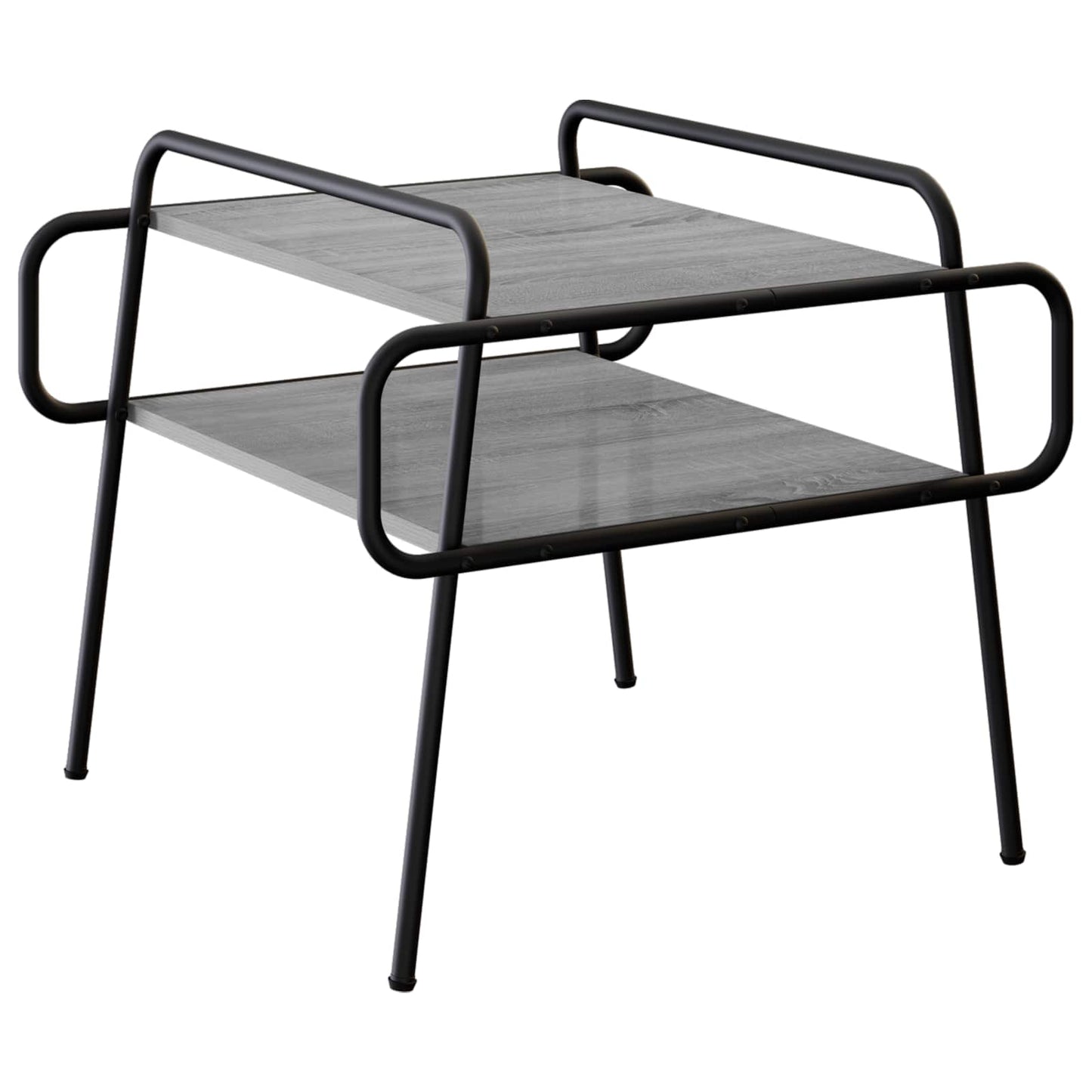 Salontafel Grijs Sonoma 50 x 50 x 51 cm Bewerkt hout
