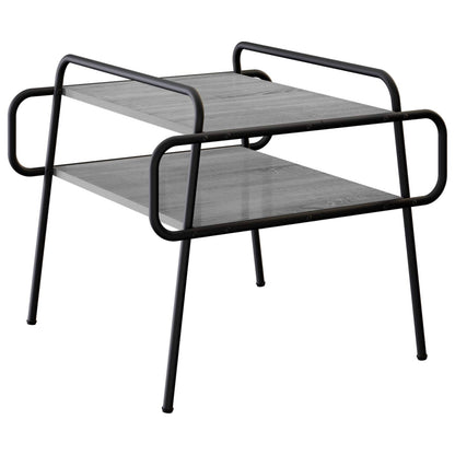 Salontafel Grijs Sonoma 50 x 50 x 51 cm Bewerkt hout
