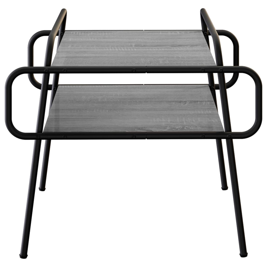 Salontafel Grijs Sonoma 50 x 50 x 51 cm Bewerkt hout
