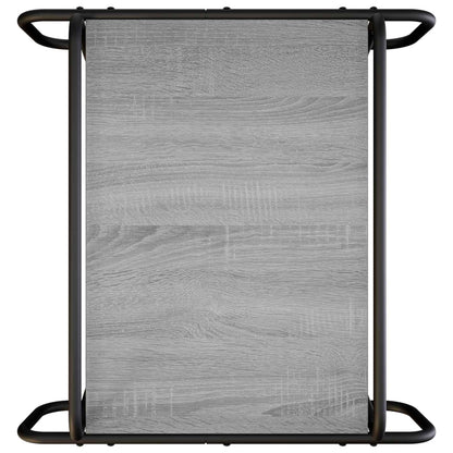 Salontafel Grijs Sonoma 50 x 50 x 51 cm Bewerkt hout