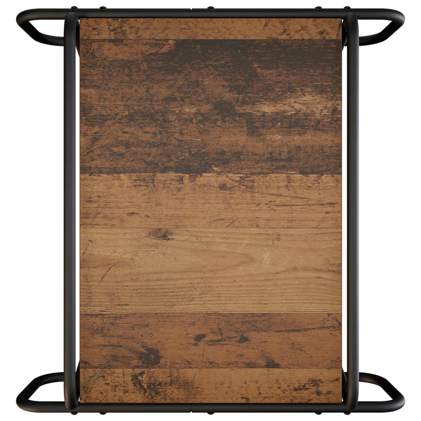 Salontafel Oud hout 50 x 50 x 51 cm Bewerkt hout