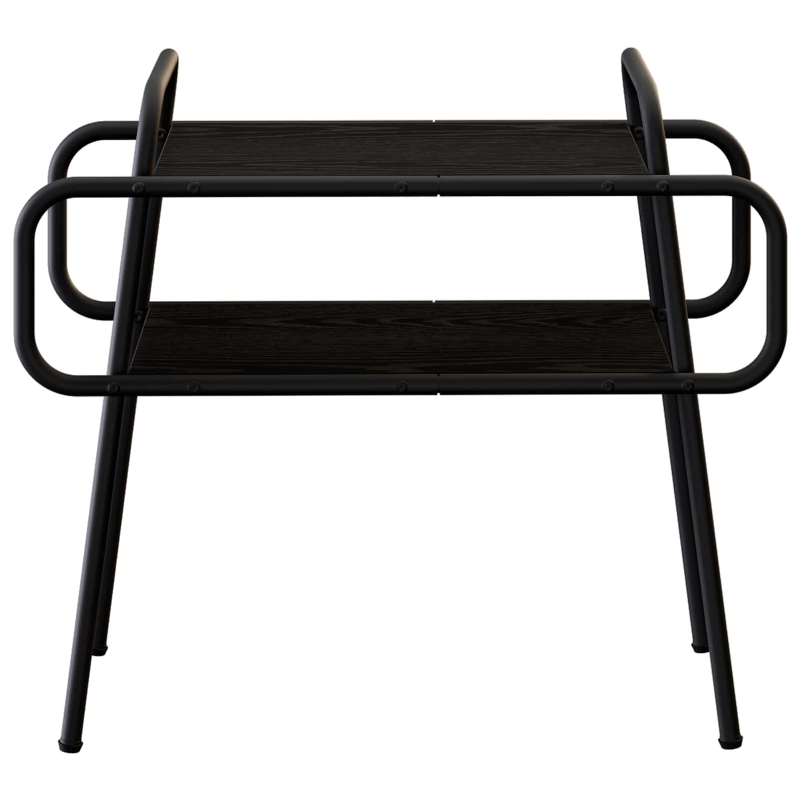 Salontafel Zwart eiken 60 x 30 x 51 cm Bewerkt hout