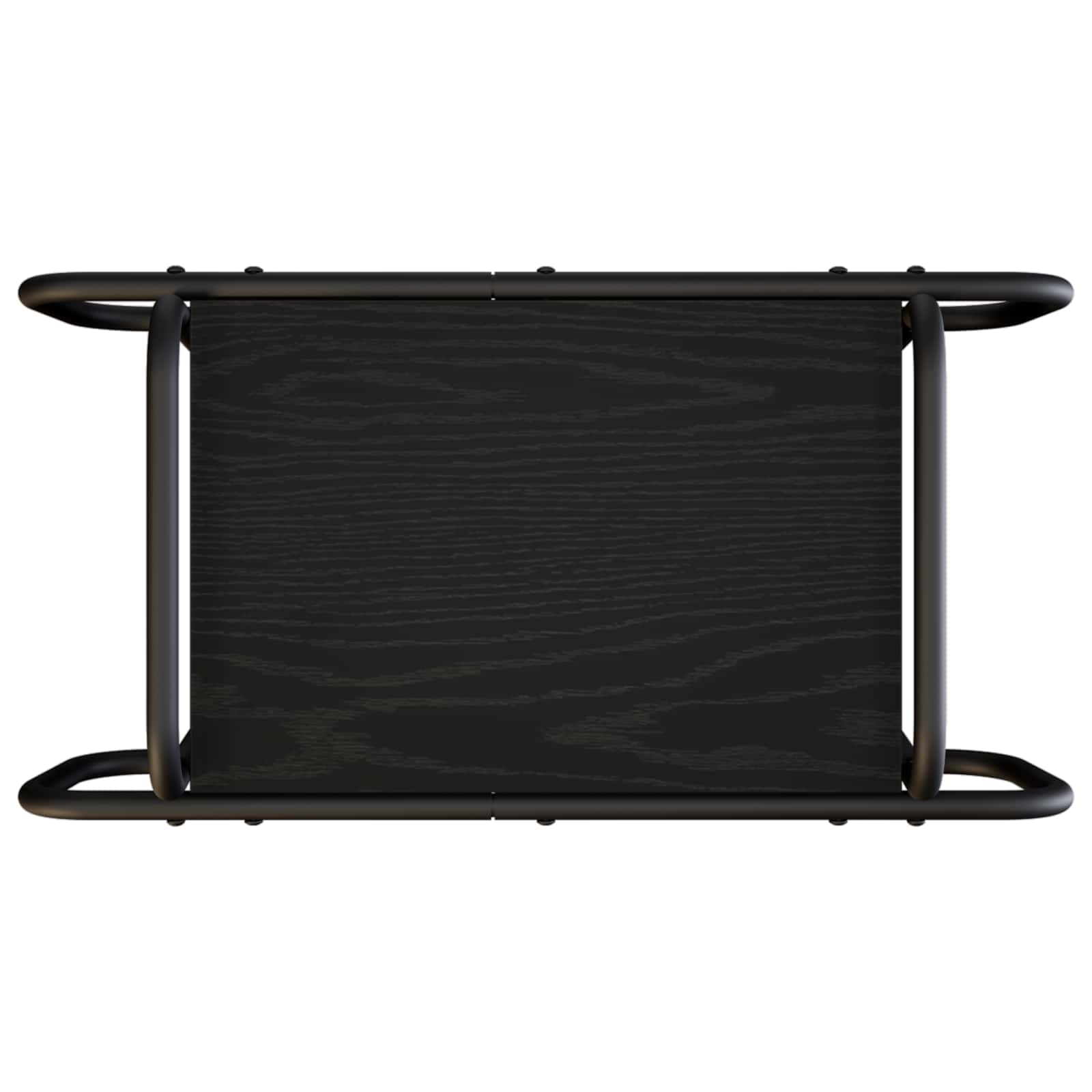 Salontafel Zwart eiken 60 x 30 x 51 cm Bewerkt hout