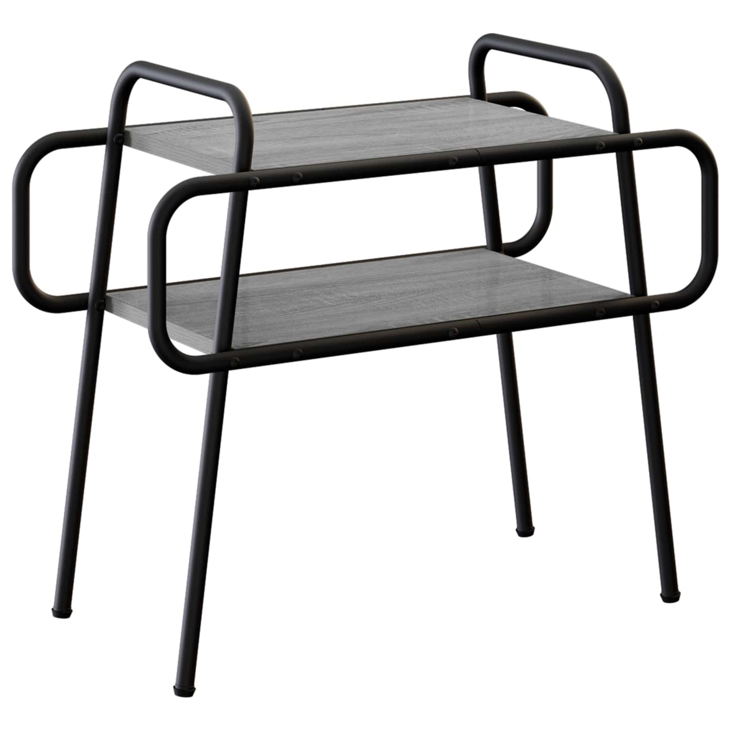 Salontafel Grijs Sonoma 60 x 30 x 51 cm Bewerkt hout