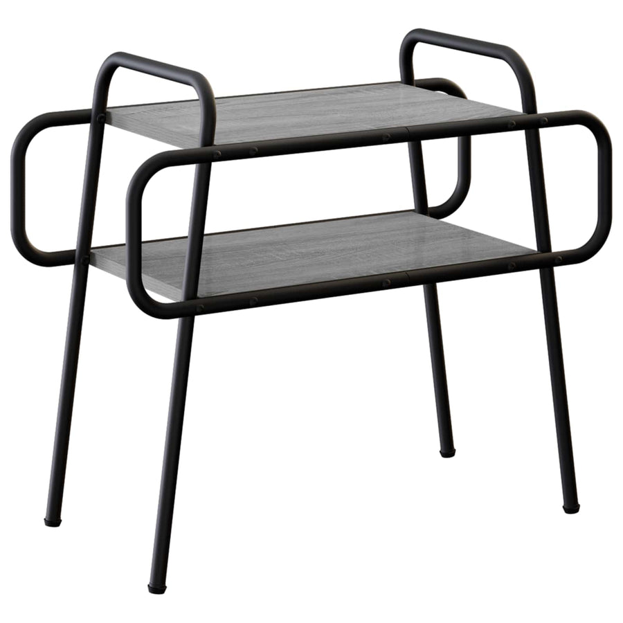 Salontafel Grijs Sonoma 60 x 30 x 51 cm Bewerkt hout