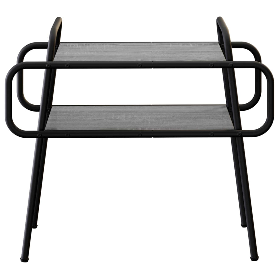 Salontafel Grijs Sonoma 60 x 30 x 51 cm Bewerkt hout