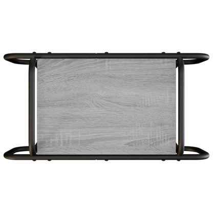 Salontafel Grijs Sonoma 60 x 30 x 51 cm Bewerkt hout