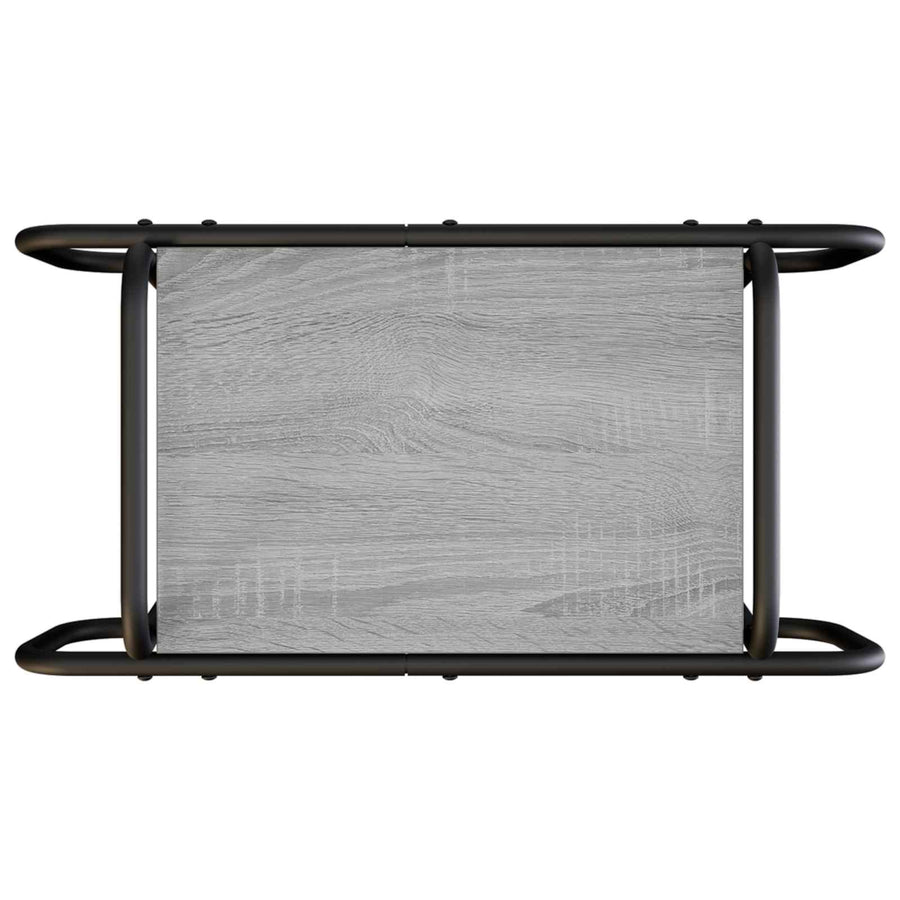 Salontafel Grijs Sonoma 60 x 30 x 51 cm Bewerkt hout
