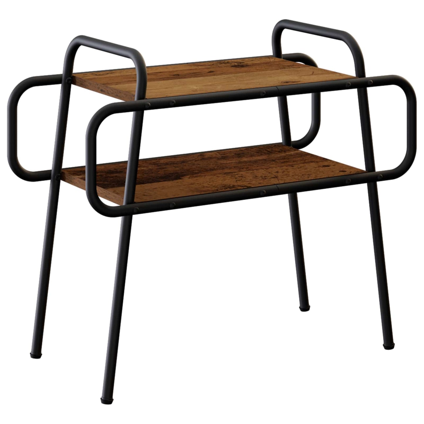 Salontafel Oud hout 60 x 30 x 51 cm Bewerkt hout