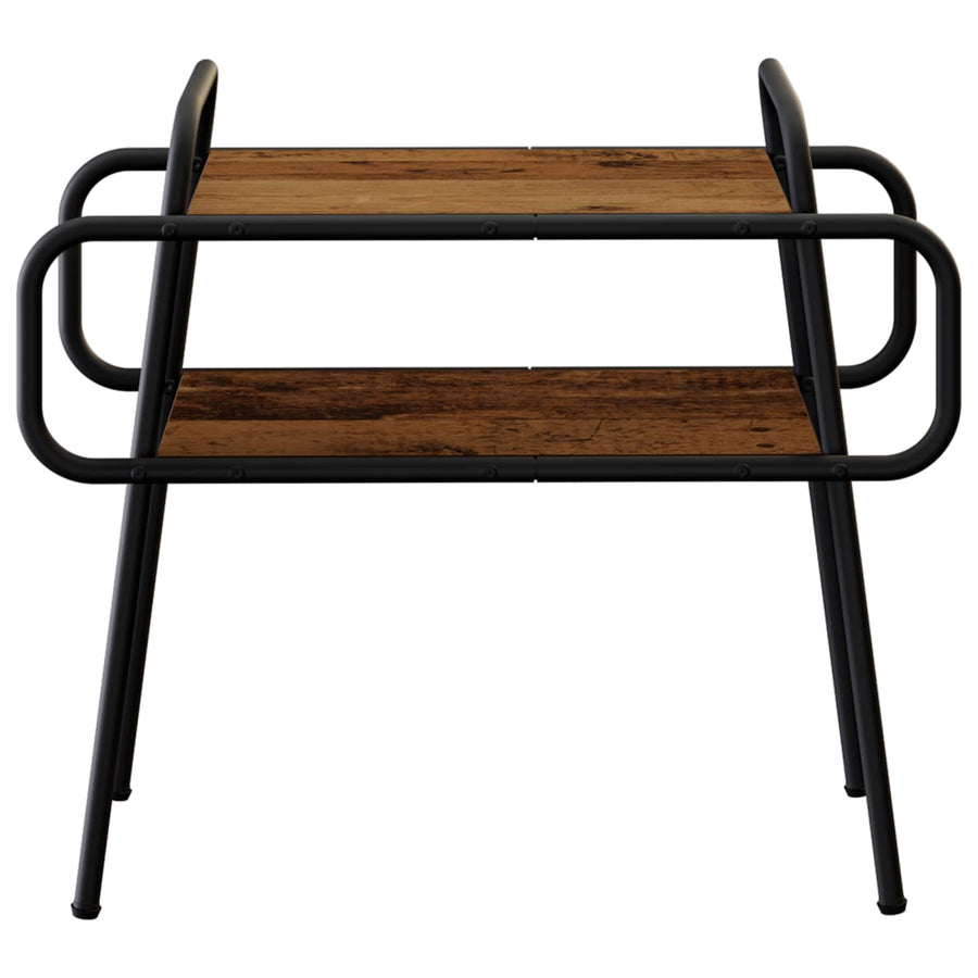 Salontafel Oud hout 60 x 30 x 51 cm Bewerkt hout