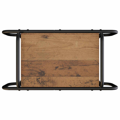 Salontafel Oud hout 60 x 30 x 51 cm Bewerkt hout