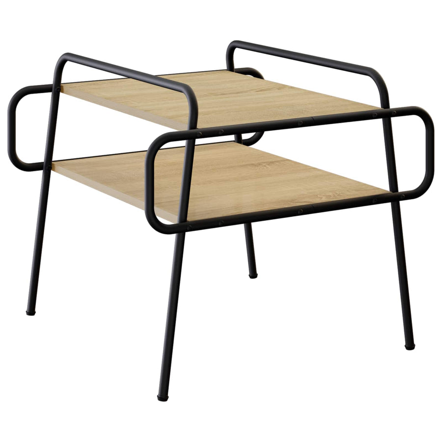 Salontafel Sonoma Eiken 60 x 60 x 51 cm Bewerkt hout