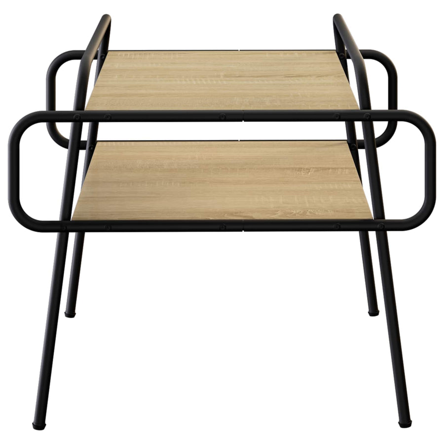 Salontafel Sonoma Eiken 60 x 60 x 51 cm Bewerkt hout