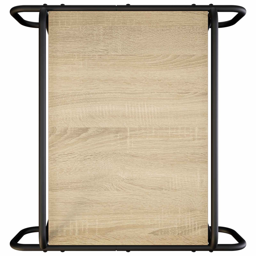 Salontafel Sonoma Eiken 60 x 60 x 51 cm Bewerkt hout