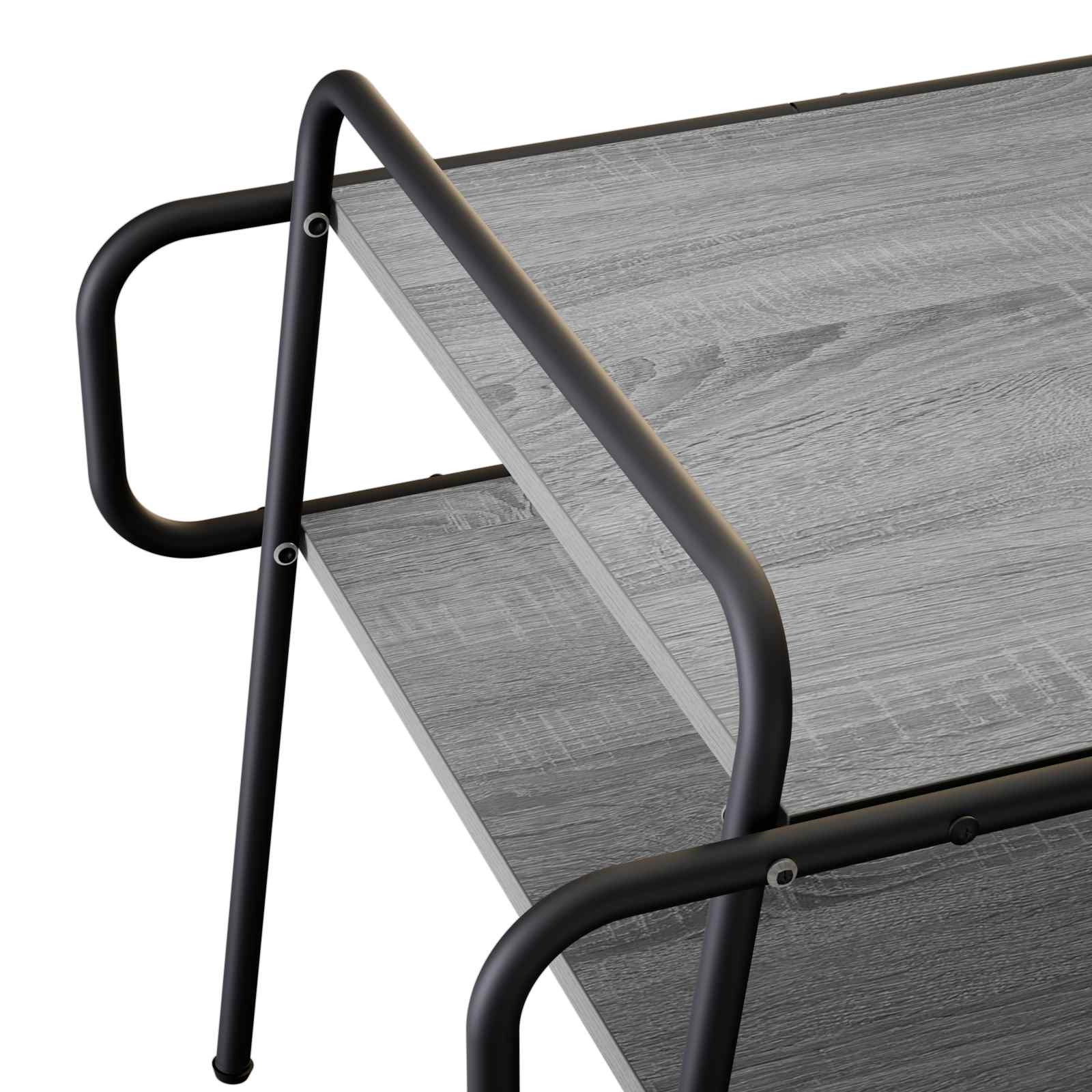 Salontafel Grijs Sonoma 60 x 60 x 51 cm Bewerkt hout