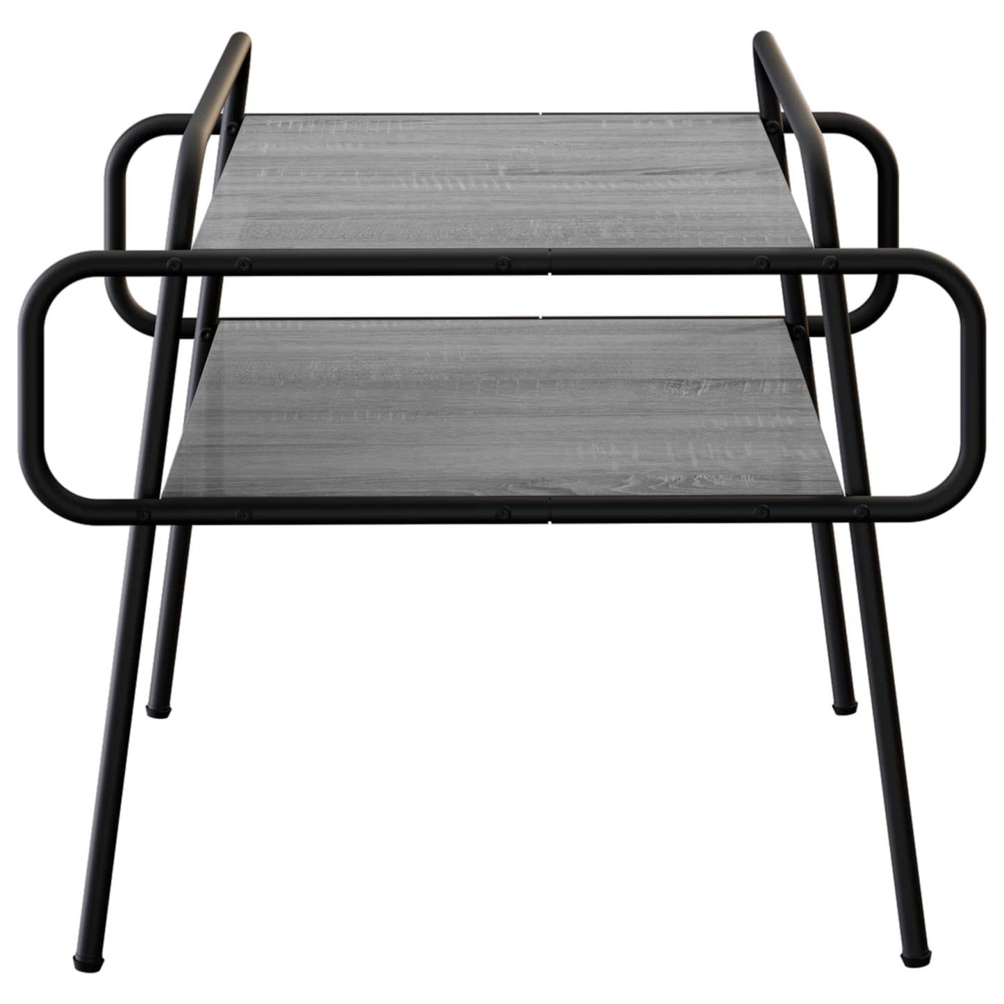 Salontafel Grijs Sonoma 60 x 60 x 51 cm Bewerkt hout