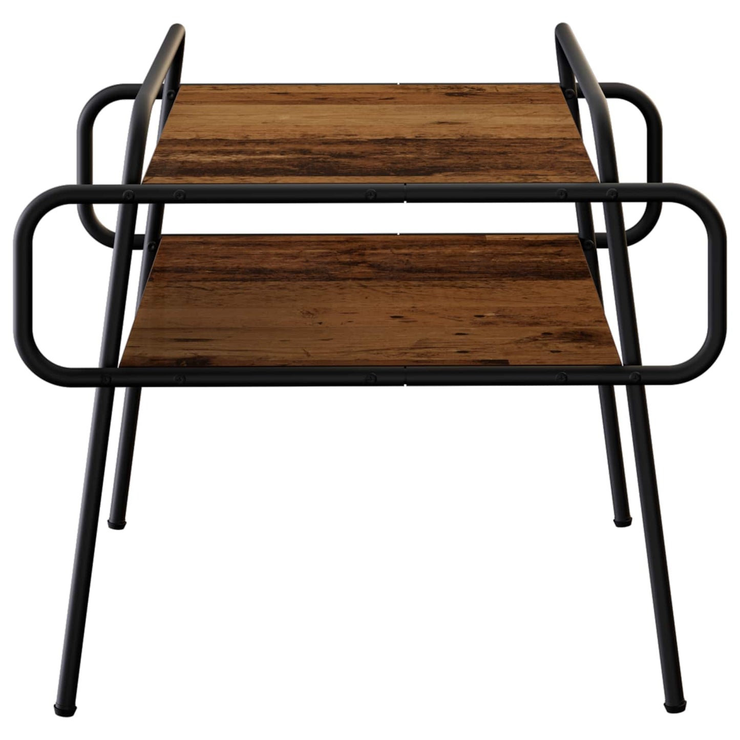 Salontafel Oud hout 60 x 60 x 51 cm Bewerkt hout