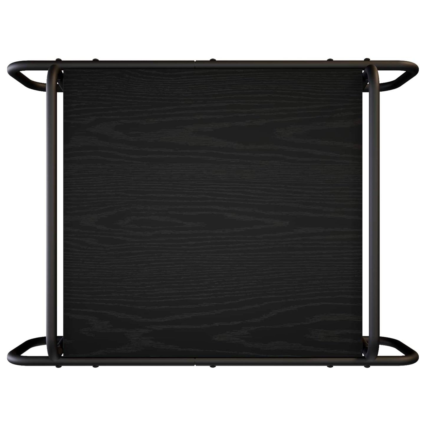 Salontafel Zwart eiken 70 x 50 x 51 cm Bewerkt hout