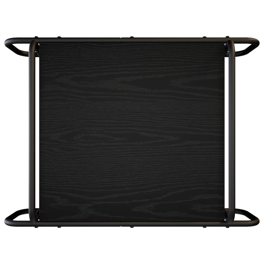 Salontafel Zwart eiken 70 x 50 x 51 cm Bewerkt hout
