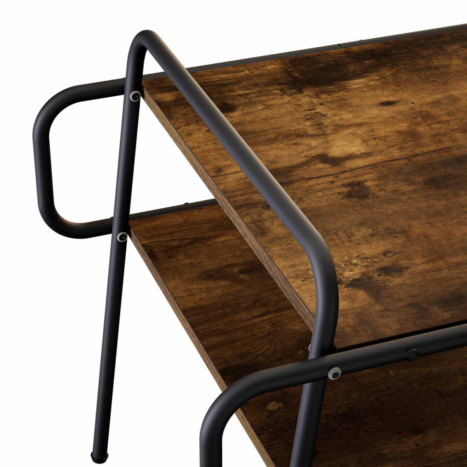 Salontafel Gerookt eiken 70 x 50 x 51 cm Bewerkt hout