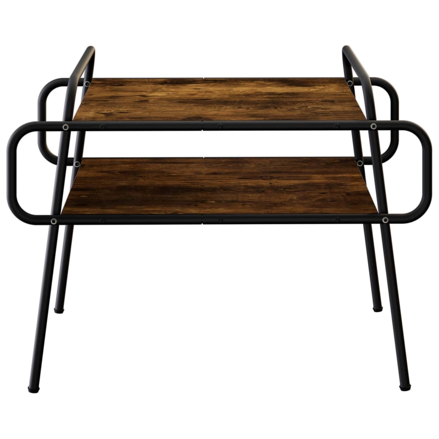 Salontafel Gerookt eiken 70 x 50 x 51 cm Bewerkt hout