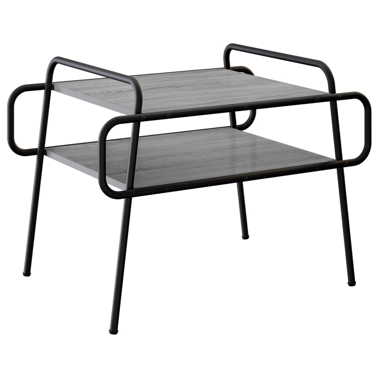 Salontafel Grijs Sonoma 70 x 50 x 51 cm Bewerkt hout