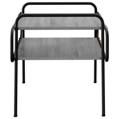 Salontafel Grijs Sonoma 70 x 50 x 51 cm Bewerkt hout