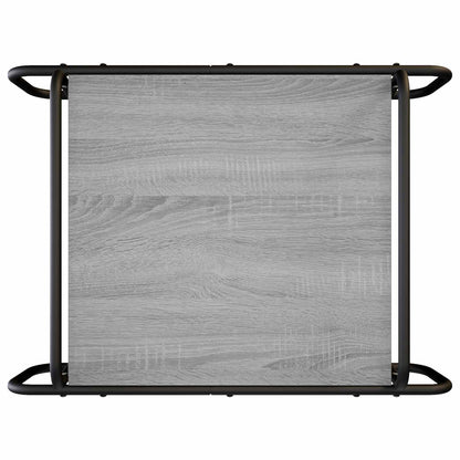 Salontafel Grijs Sonoma 70 x 50 x 51 cm Bewerkt hout
