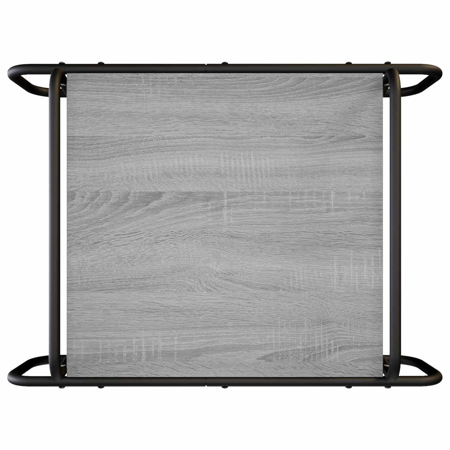 Salontafel Grijs Sonoma 70 x 50 x 51 cm Bewerkt hout