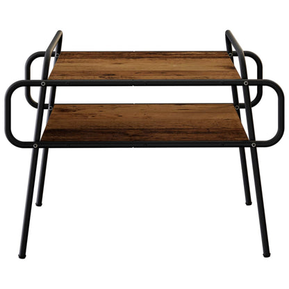 Salontafel Oud hout 70 x 50 x 51 cm Bewerkt hout