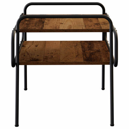 Salontafel Oud hout 70 x 50 x 51 cm Bewerkt hout