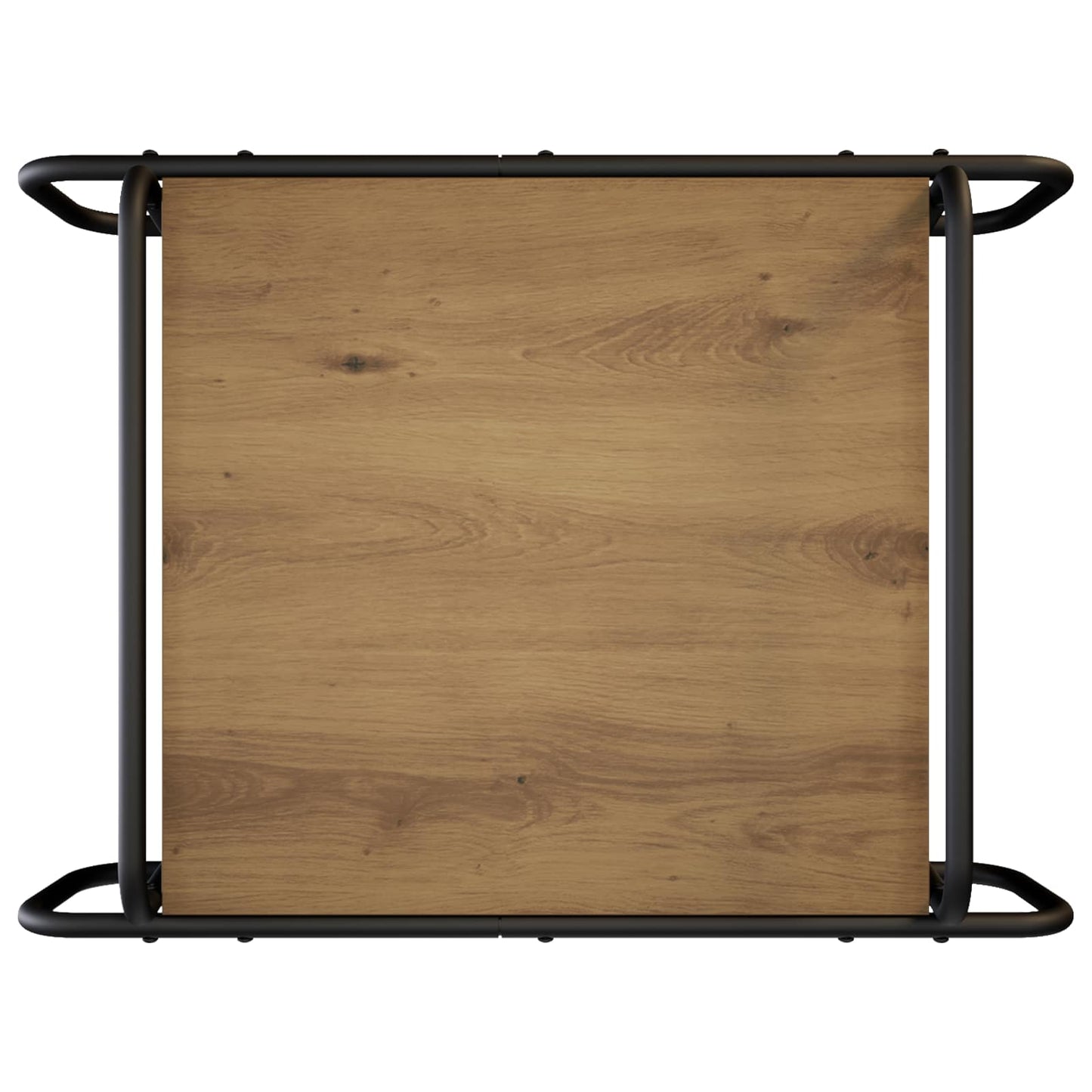 Salontafel Artisanaal eiken 70 x 50 x 51 cm Bewerkt hout