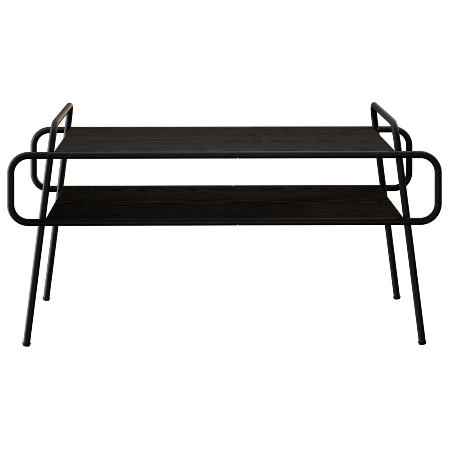 Salontafel Zwart eiken 100 x 50 x 51 cm Bewerkt hout