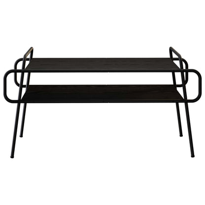 Salontafel Zwart eiken 100 x 50 x 51 cm Bewerkt hout