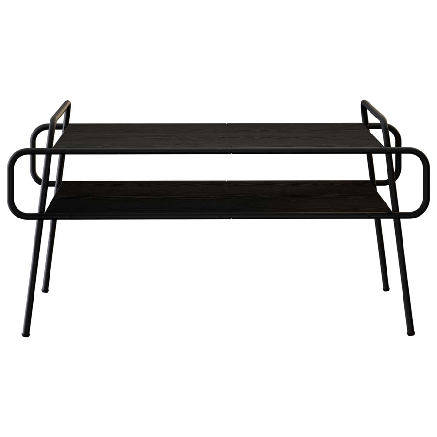 Salontafel Zwart eiken 100 x 50 x 51 cm Bewerkt hout