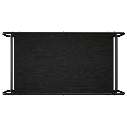 Salontafel Zwart eiken 100 x 50 x 51 cm Bewerkt hout