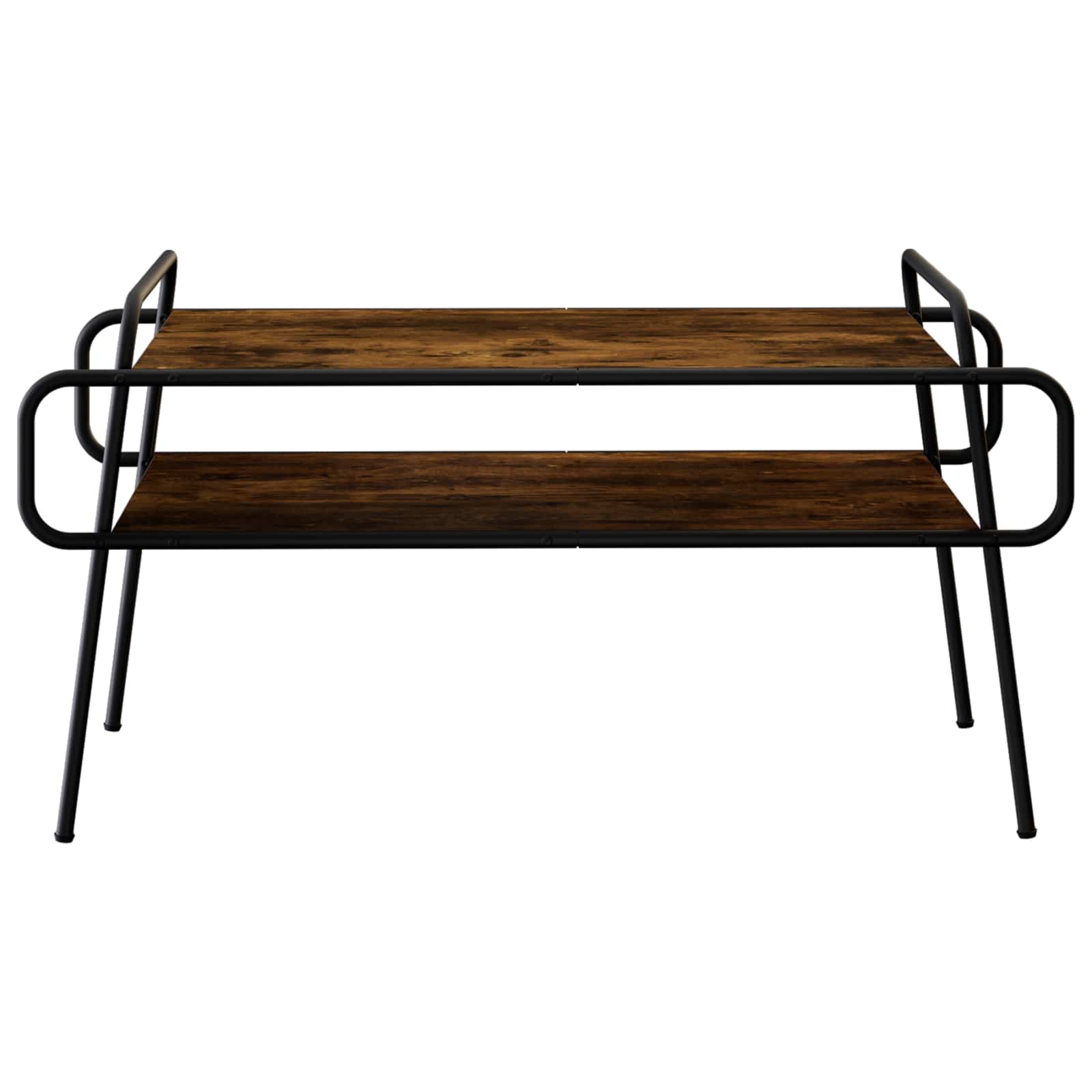 Salontafel Gerookt eiken 100 x 50 x 51 cm Bewerkt hout