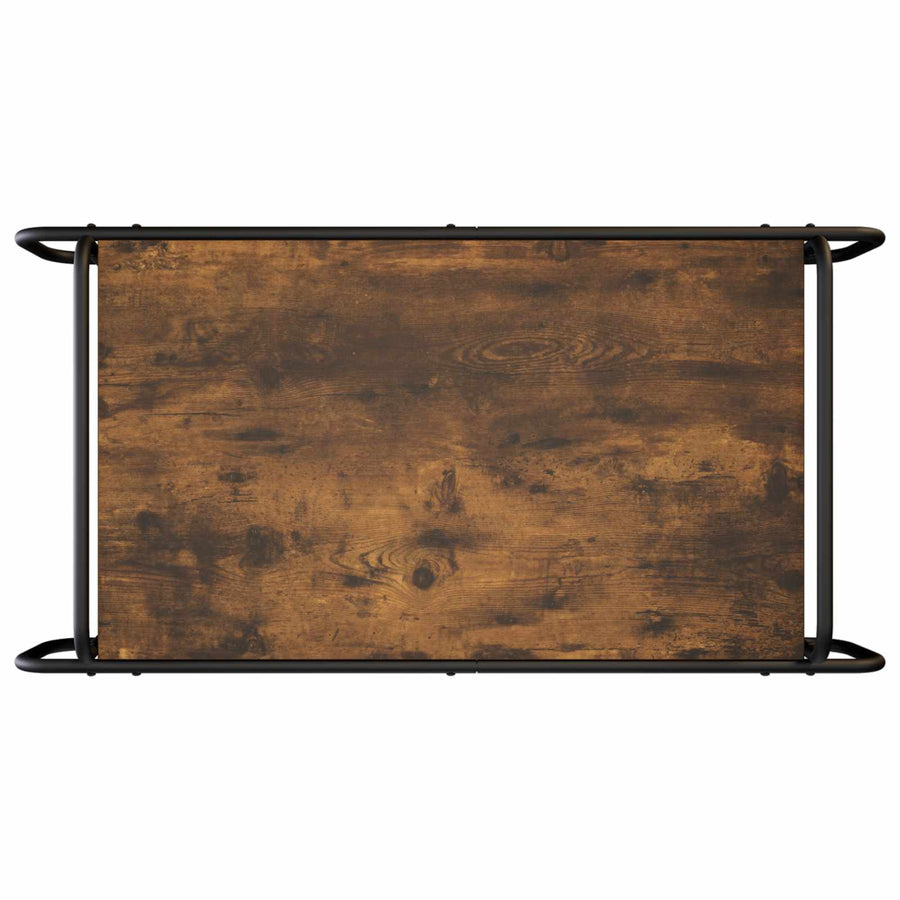 Salontafel Gerookt eiken 100 x 50 x 51 cm Bewerkt hout