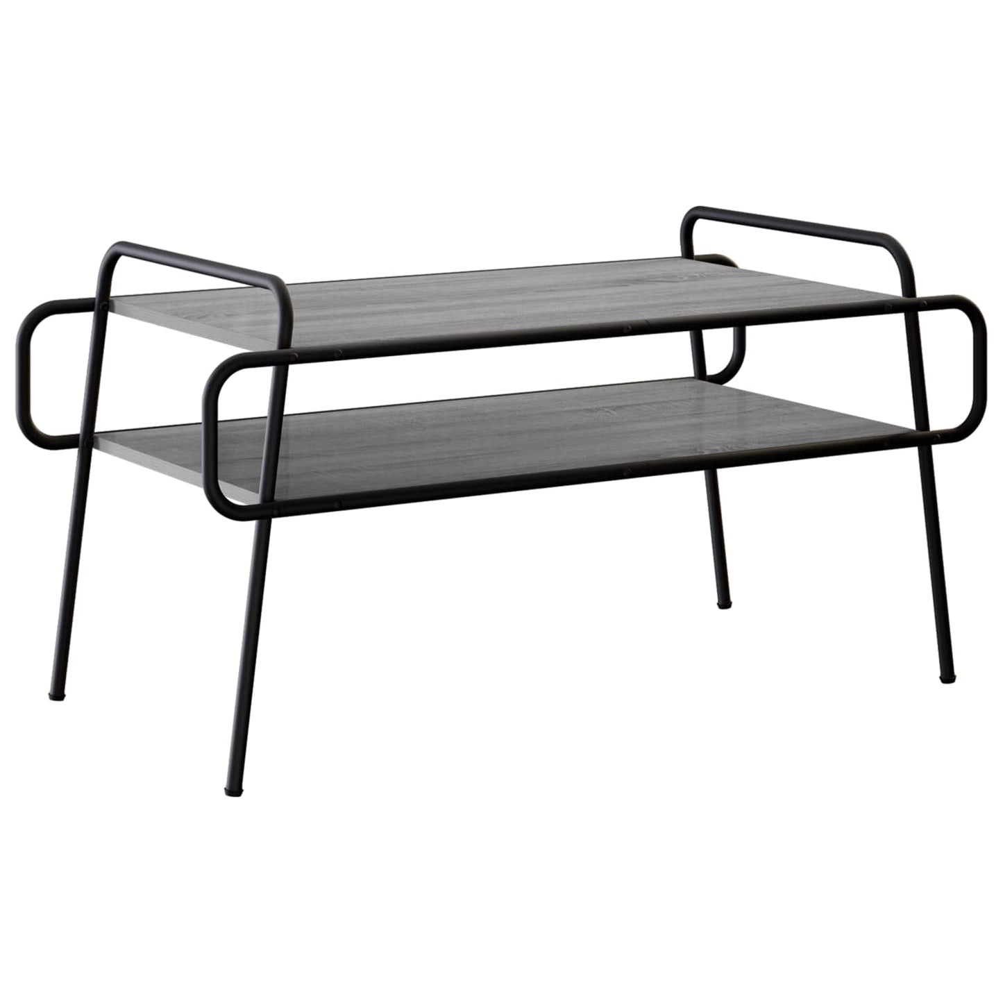 Salontafel Grijs Sonoma 100 x 50 x 51 cm Bewerkt hout