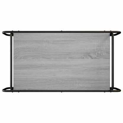 Salontafel Grijs Sonoma 100 x 50 x 51 cm Bewerkt hout