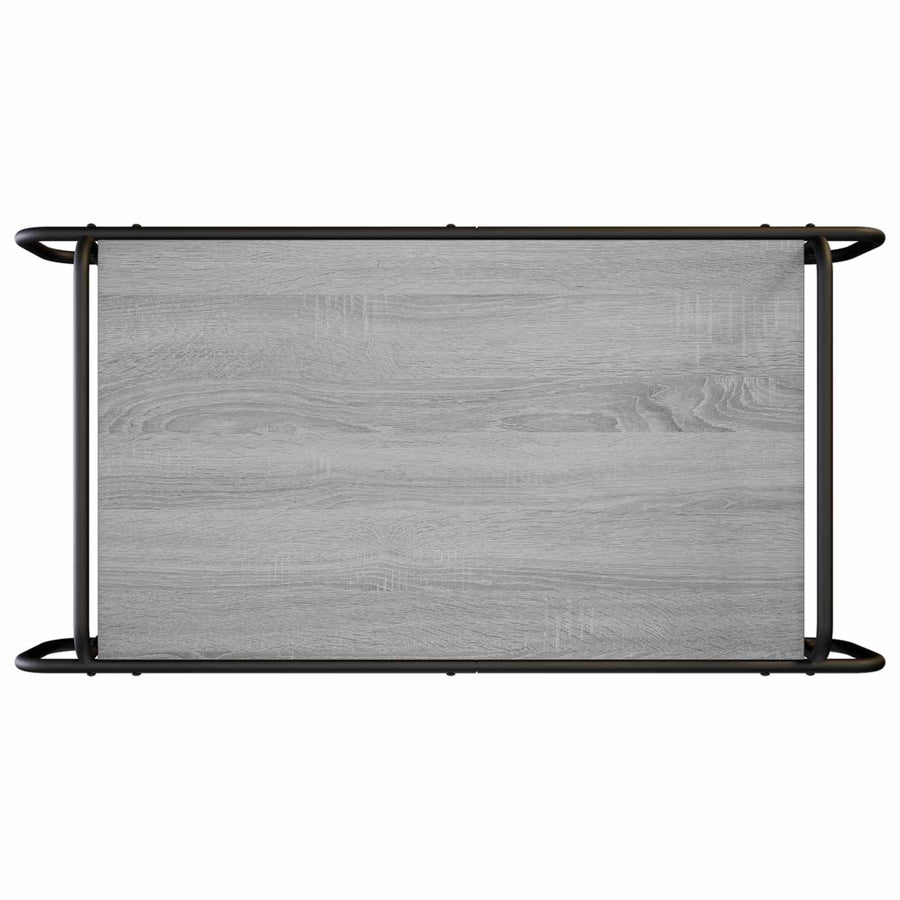 Salontafel Grijs Sonoma 100 x 50 x 51 cm Bewerkt hout