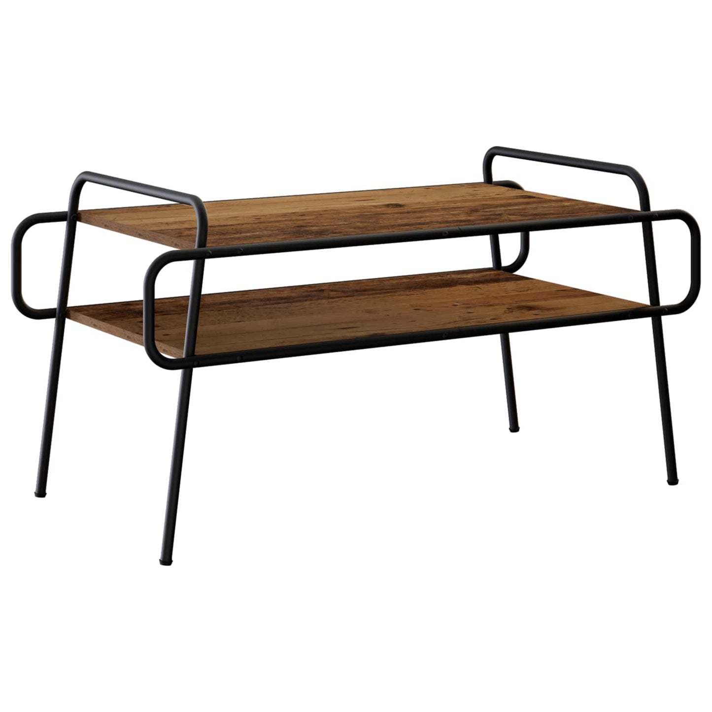 Salontafel Oud hout 100 x 50 x 51 cm Bewerkt hout