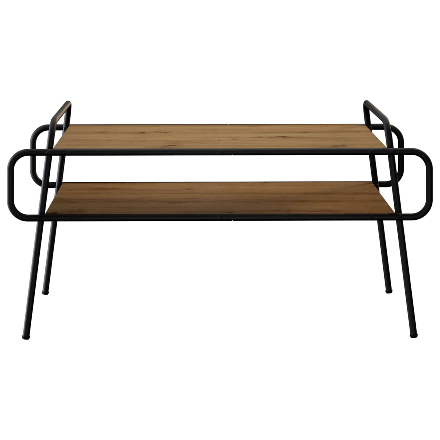 Salontafel Artisanaal eiken 100 x 50 x 51 cm Bewerkt hout