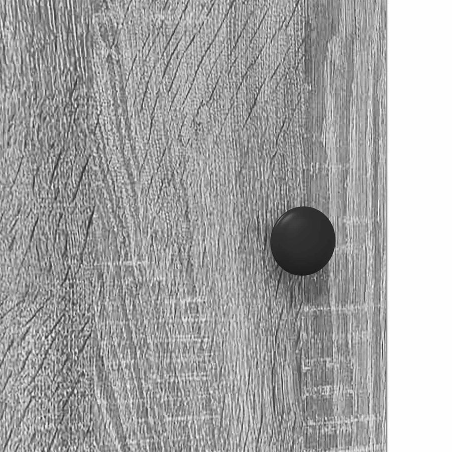Nachtkastje Grijs Sonoma Bewerkt hout