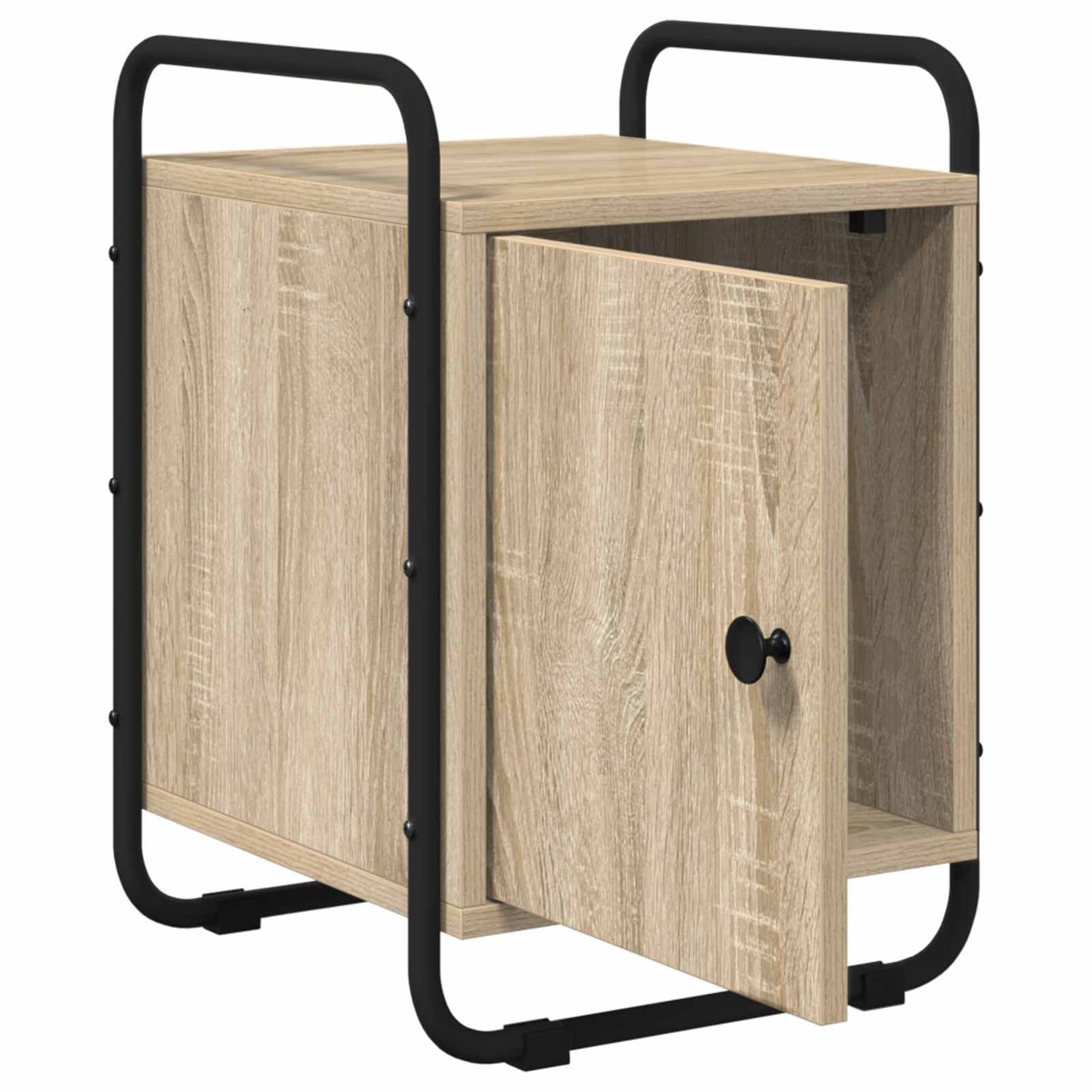 Nachtkastje Sonoma Eiken Bewerkt hout